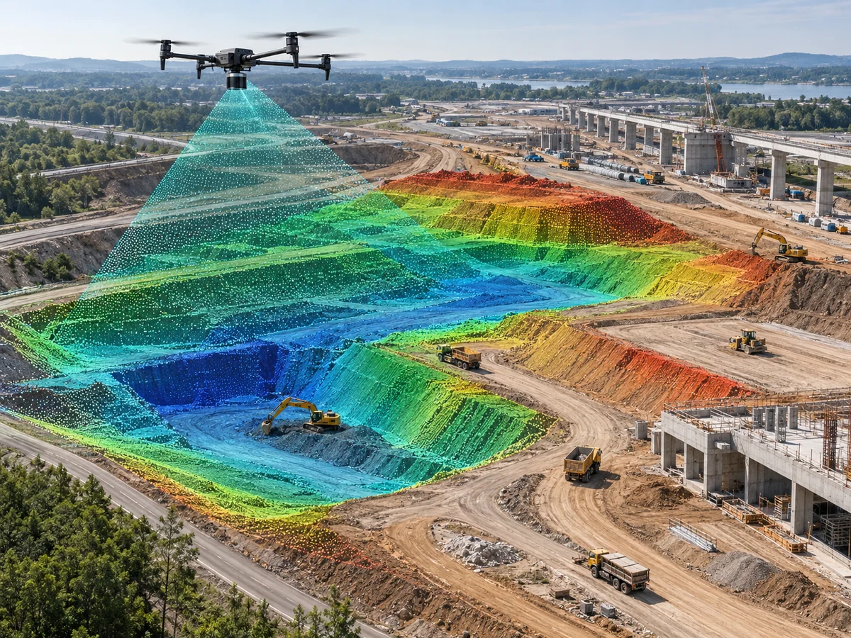 Captura LiDAR para construcción e infraestructura